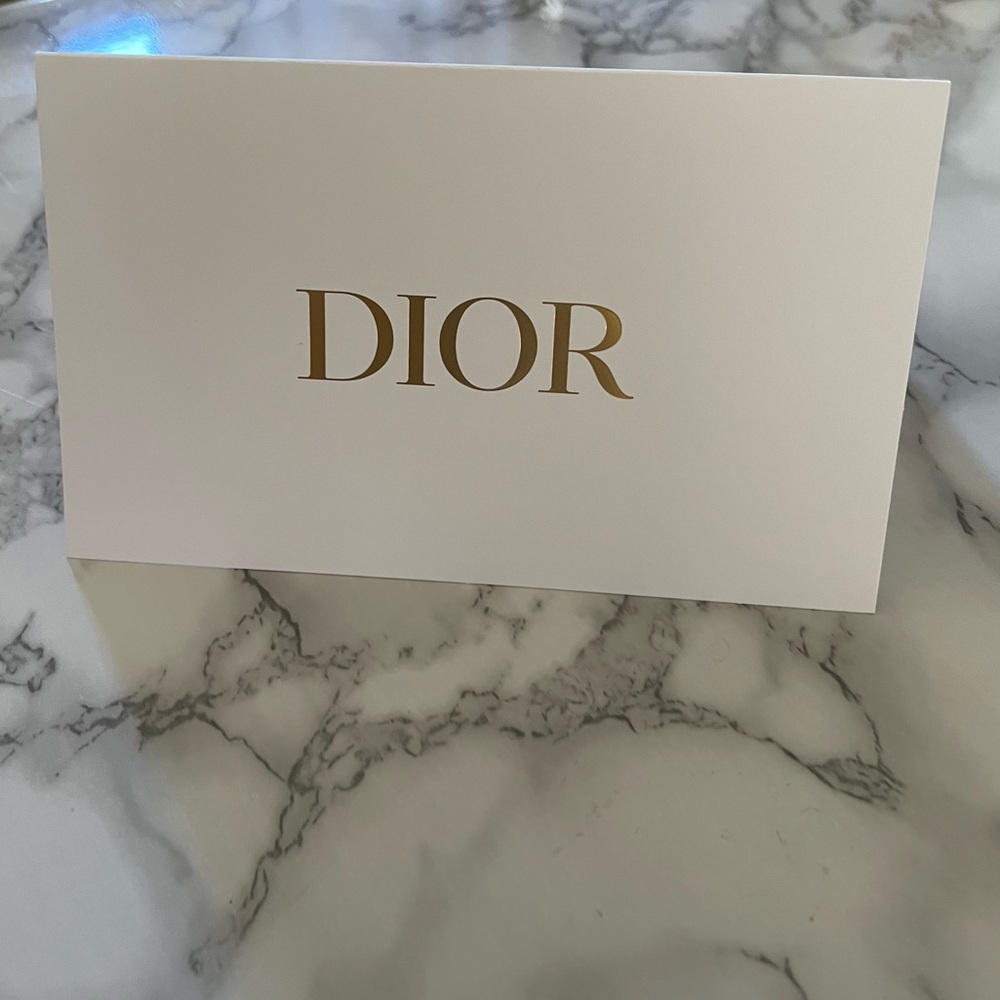 Dior card
